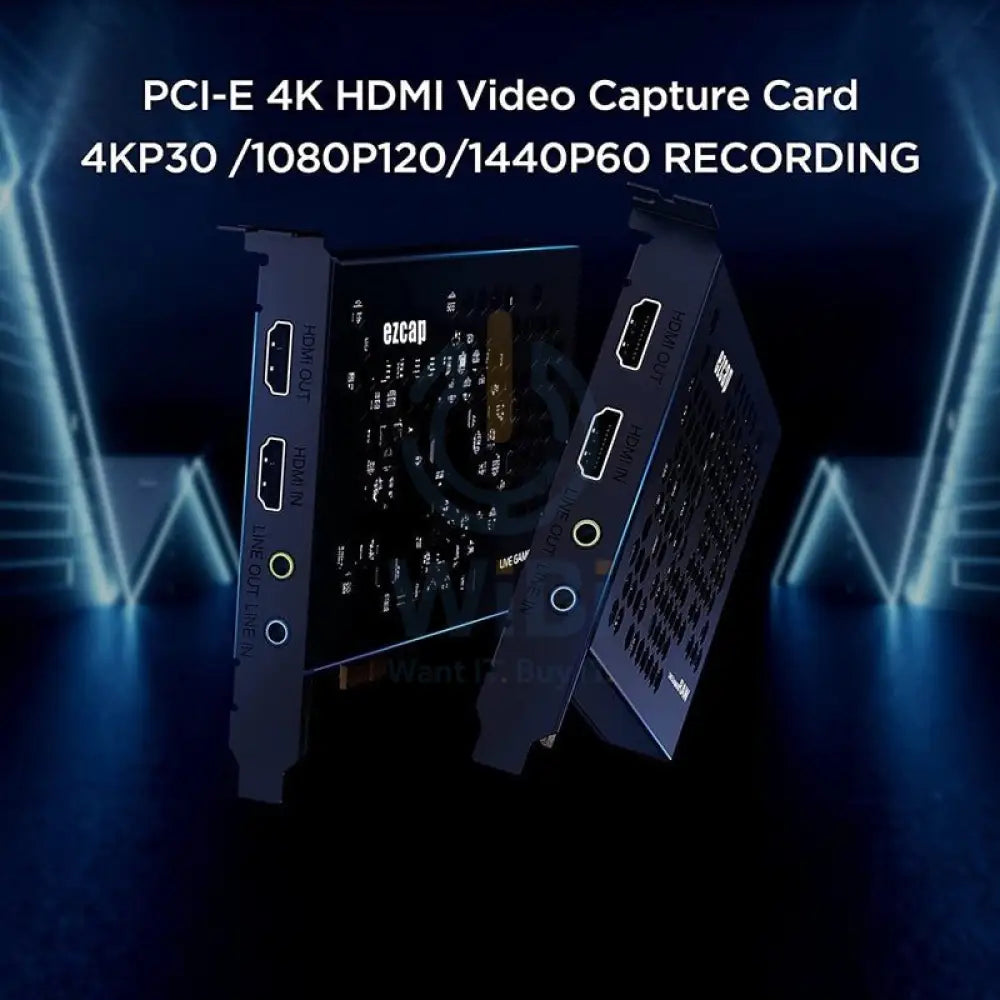 EZCap 324B LIVE GAMER RAW PCIe 4K HDMI Video Capture Card Accessories > Other Accessories > Gaming Zone