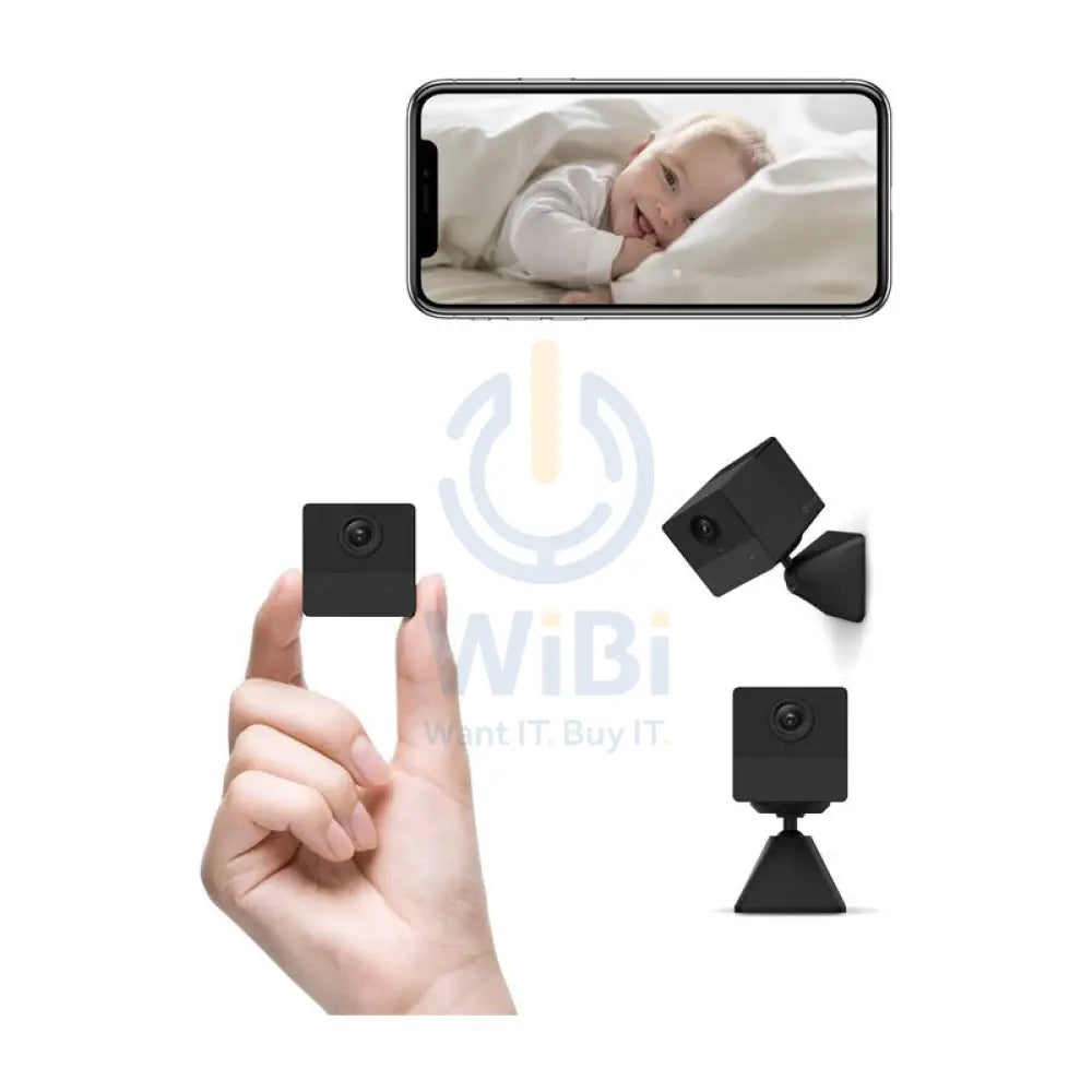 ايزفيز بي سي 2 واي-فاي كاميرا داخلي كاميرا - 3D DNR / H.265 / أسود