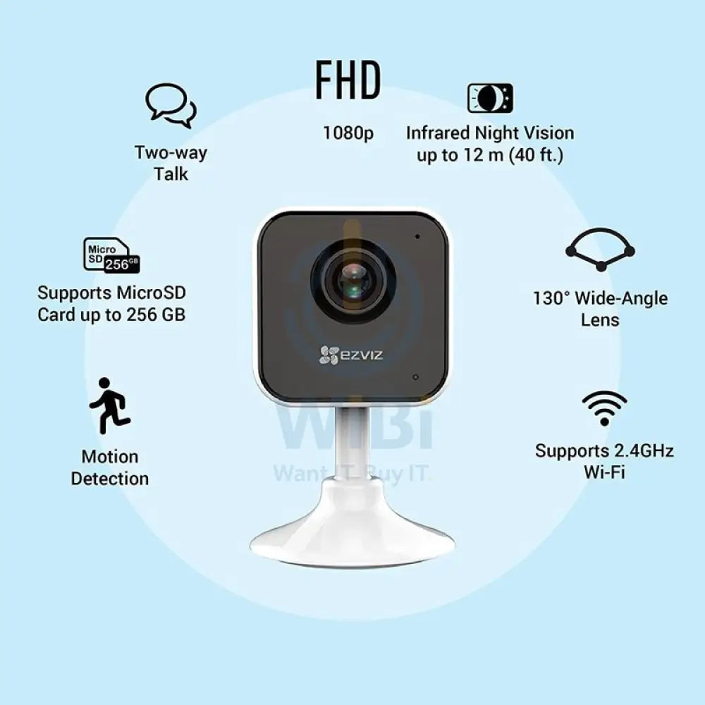 EZVIZ C1HC Indoor Wi-Fi Camera - 720p / H.264 / White
