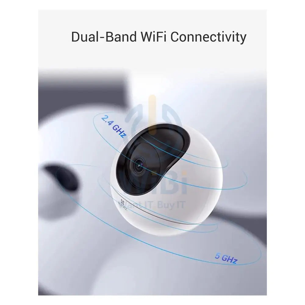 كاميرا داخلي واي-فاي من ايزفيز كاميرا 1440p / H.265 / 10 م أبيض