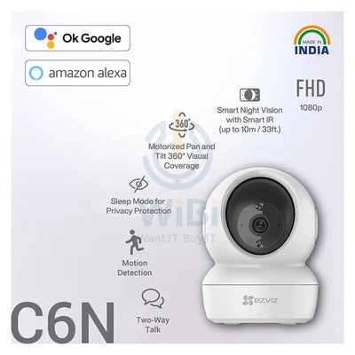 EZVIZ C6N Indoor Wi-Fi Camera - 1080p / H.264 / White