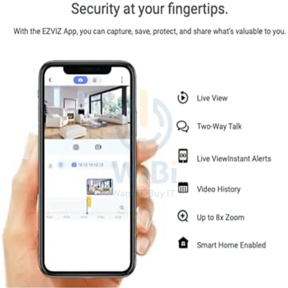 EZVIZ CS-C1T Indoor Wi-Fi Camera - 1080p / H.264 / White