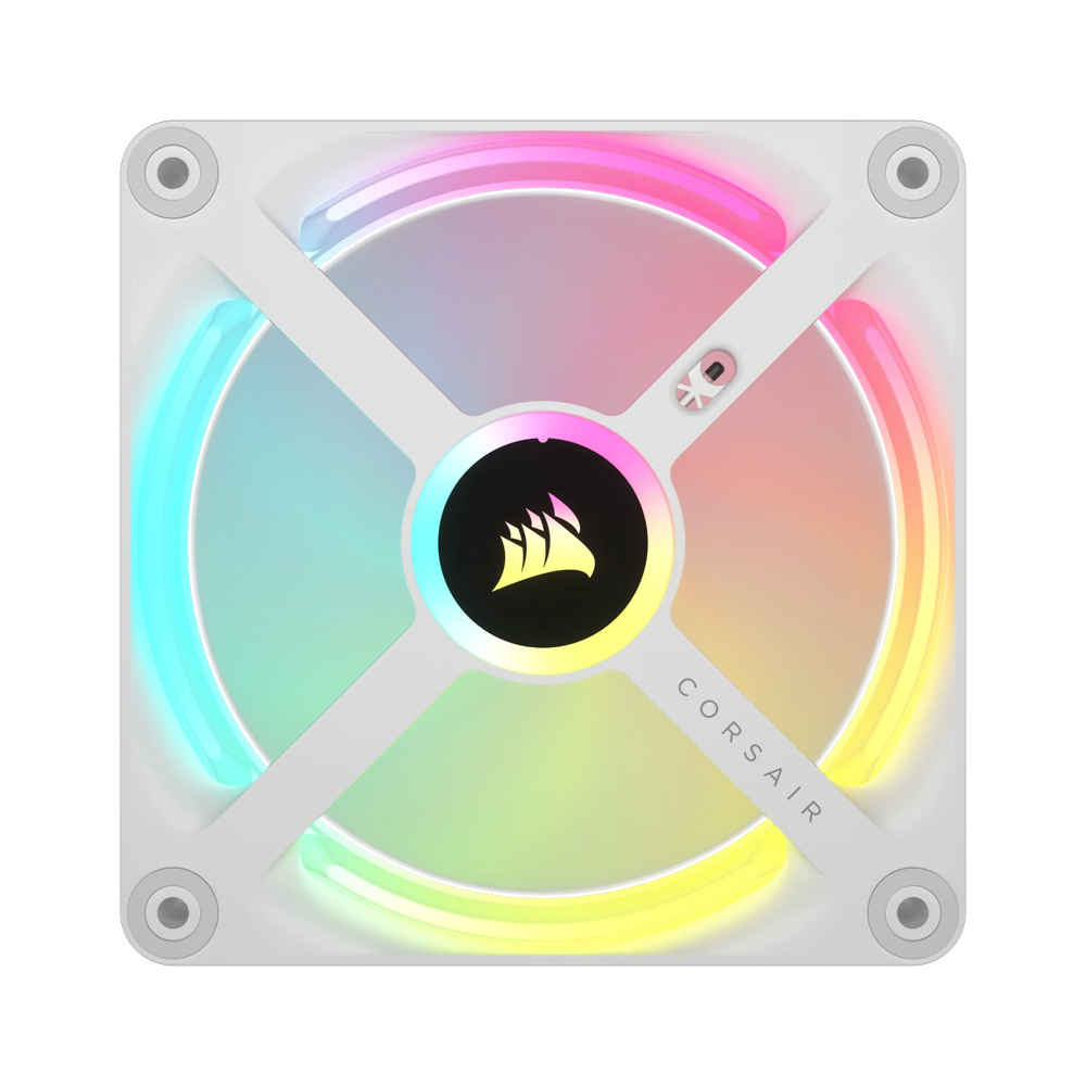 CORSAIR iCUE LINK QX140 RGB PWM Case Fan Expansion Kit - 140mm / White