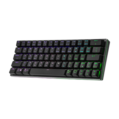 Cooler Master SK622 RGB Wireless Low Profile Blue Mechanical Keyboard - Black