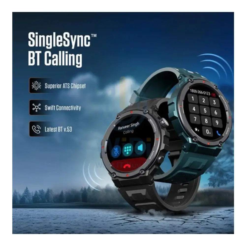 Fastrack Xtreme Pro Smart Watch - 1.43’’AMOLED / Bluetooth / Black Smart Watches