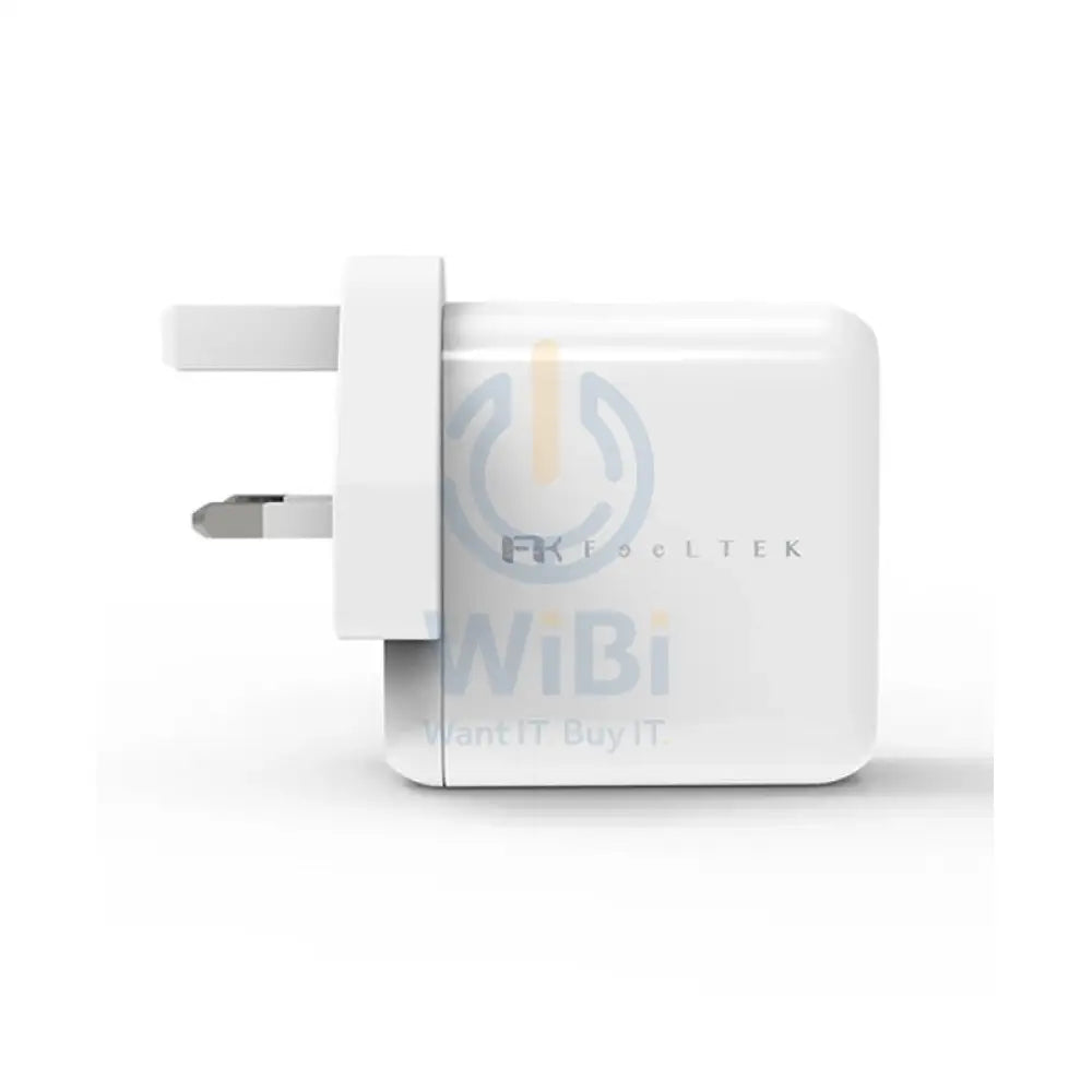 Feeltek Fast Charging Dual Pack - Elec PD UK Charger 30W + USB-C to Lightning Cable 180 cm / White Accessories > Power