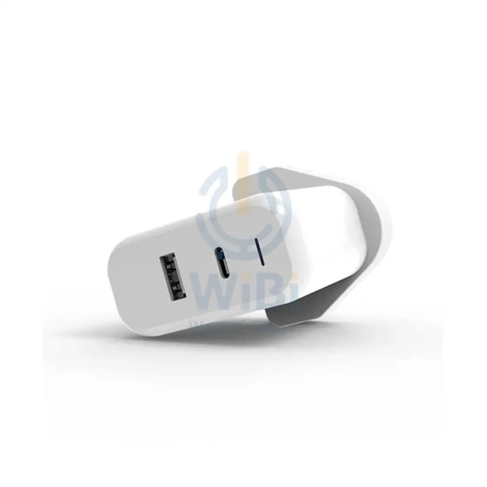 Feeltek Fast Charging Dual Pack - Elec PD UK Charger 30W + USB-C to Lightning Cable 180 cm / White Accessories > Power