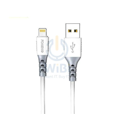 Foneng X66 Qc 2M Fast 3A Lightning Data Cable - White Accessories > Cables & Converters > Cables