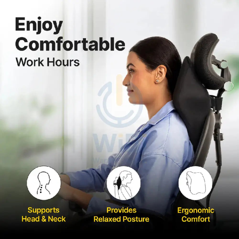Frido FR-UCNP-B Ultimate Car Neck Rest Pillow - Grey Outdoor & Travel > Pillows