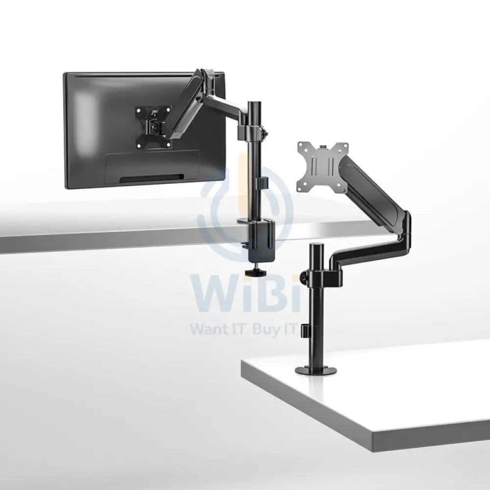 GameOn Pole-Mounted Gas Spring Single Monitor Arm - Black Accessories > Other Accessories > Gaming Zone