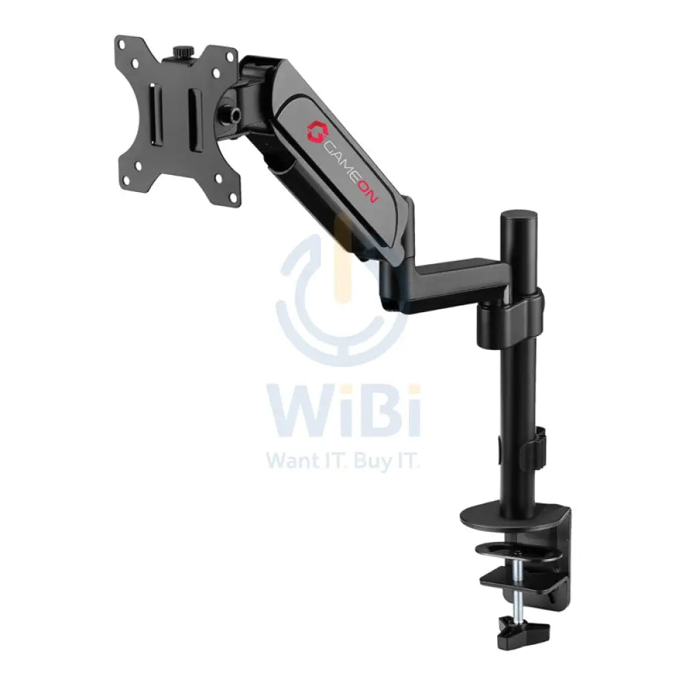 GameOn Pole-Mounted Gas Spring Single Monitor Arm - Black Accessories > Other Accessories > Gaming Zone