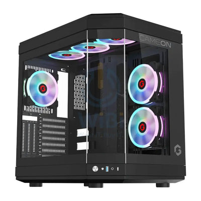 GameOn Valkyrie Series 3 Fans Mid Tower Gaming Case - Black Gaming Consoles > Gaming Zone