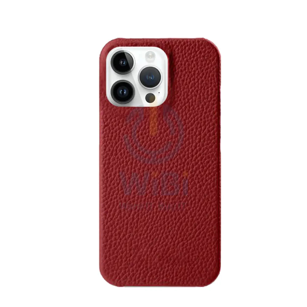 Gift Set Leather Case iPhone 14 Pro Max - Airpod Pro - Wallet - RED Accessories > Mobiles & Tablets