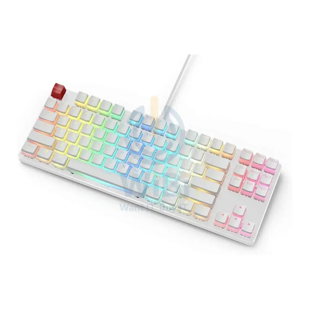 Glorious Aura Pudding Keycaps V1 PBT - White Accessories > Keyboard & Mouse