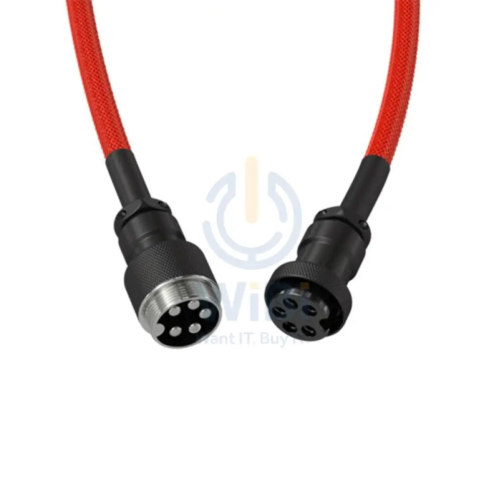 Glorious Coiled Cable - Crimson Red Accessories > Keyboard & Mouse