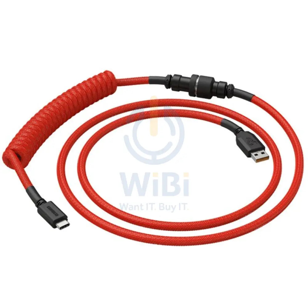 Glorious Coiled Cable - Crimson Red Accessories > Keyboard & Mouse