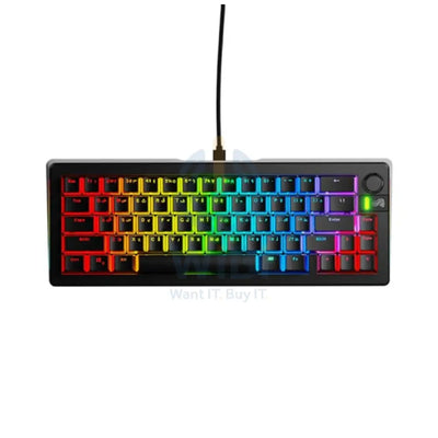 Glorious GMMK 3 Wired Mechanical Gaming Keyboard - 65% Pre-Built / Black / Arabic Accessories > Keyboard & Mouse