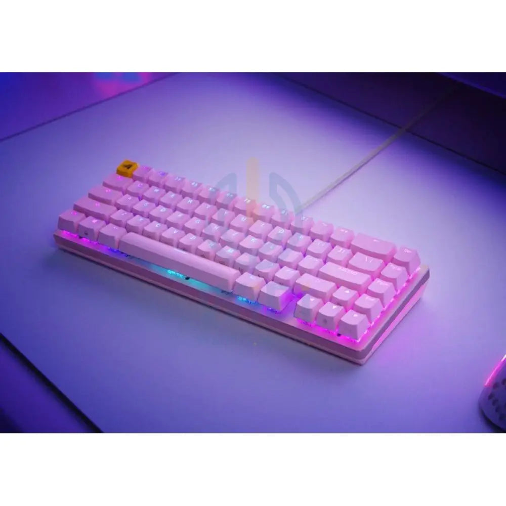 Glorious GMMK2 65% Pre-Built ANSI USA Wired RGB Mechanical Gaming Keyboard - Pink Accessories > Keyboard & Mouse >