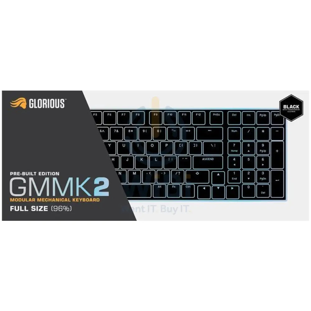 Glorious GMMK2 GMMK2 كامل حجم 96% لوحة مفاتيح مبنية مسبقًا - أسود اكسسوارات > لوحة مفاتيح ماوس >منطقة الألعاب