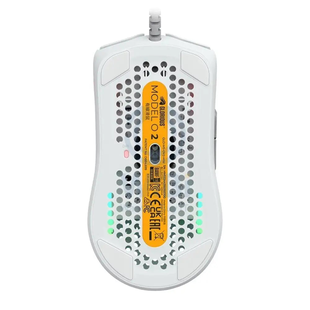 Glorious Model O 2 Wired RGB Gaming Mouse - Matte White Accessories > Keyboard & Mouse > Gaming Zone