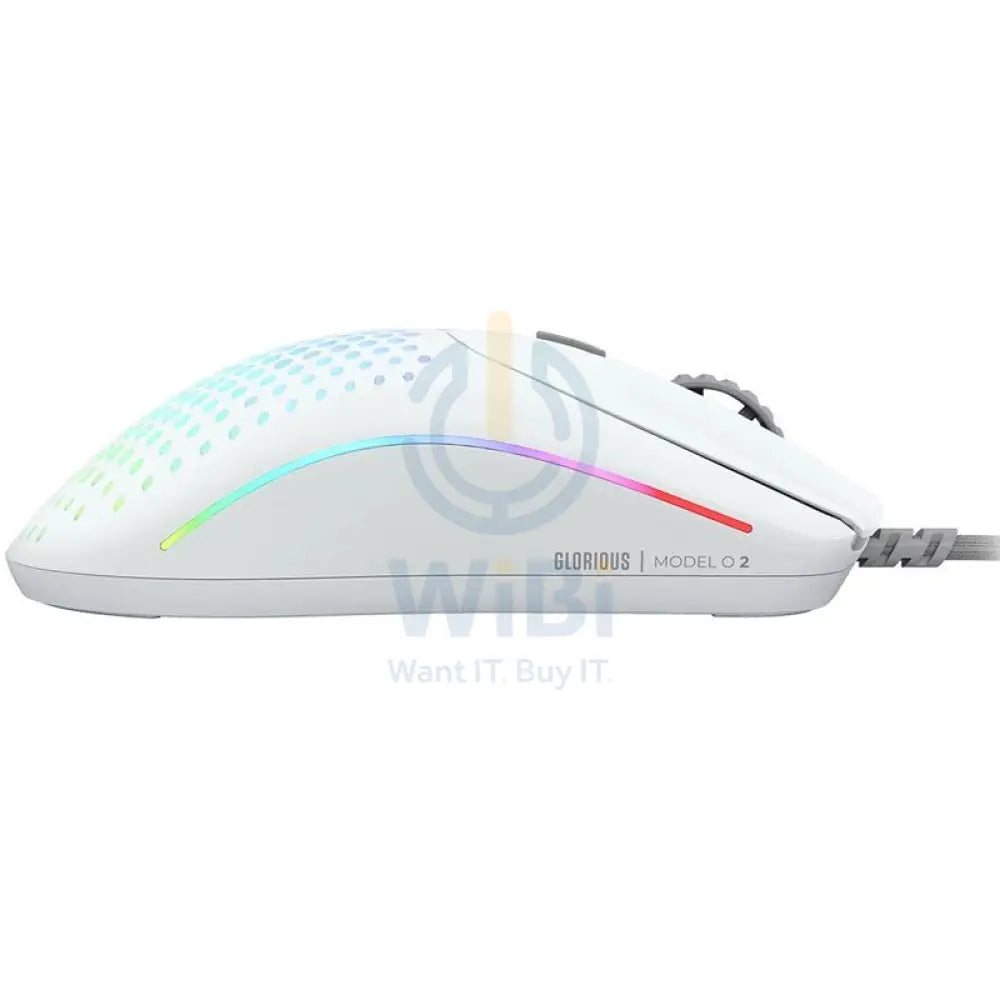 Glorious Model O 2 Wired RGB Gaming Mouse - Matte White Accessories > Keyboard & Mouse > Gaming Zone