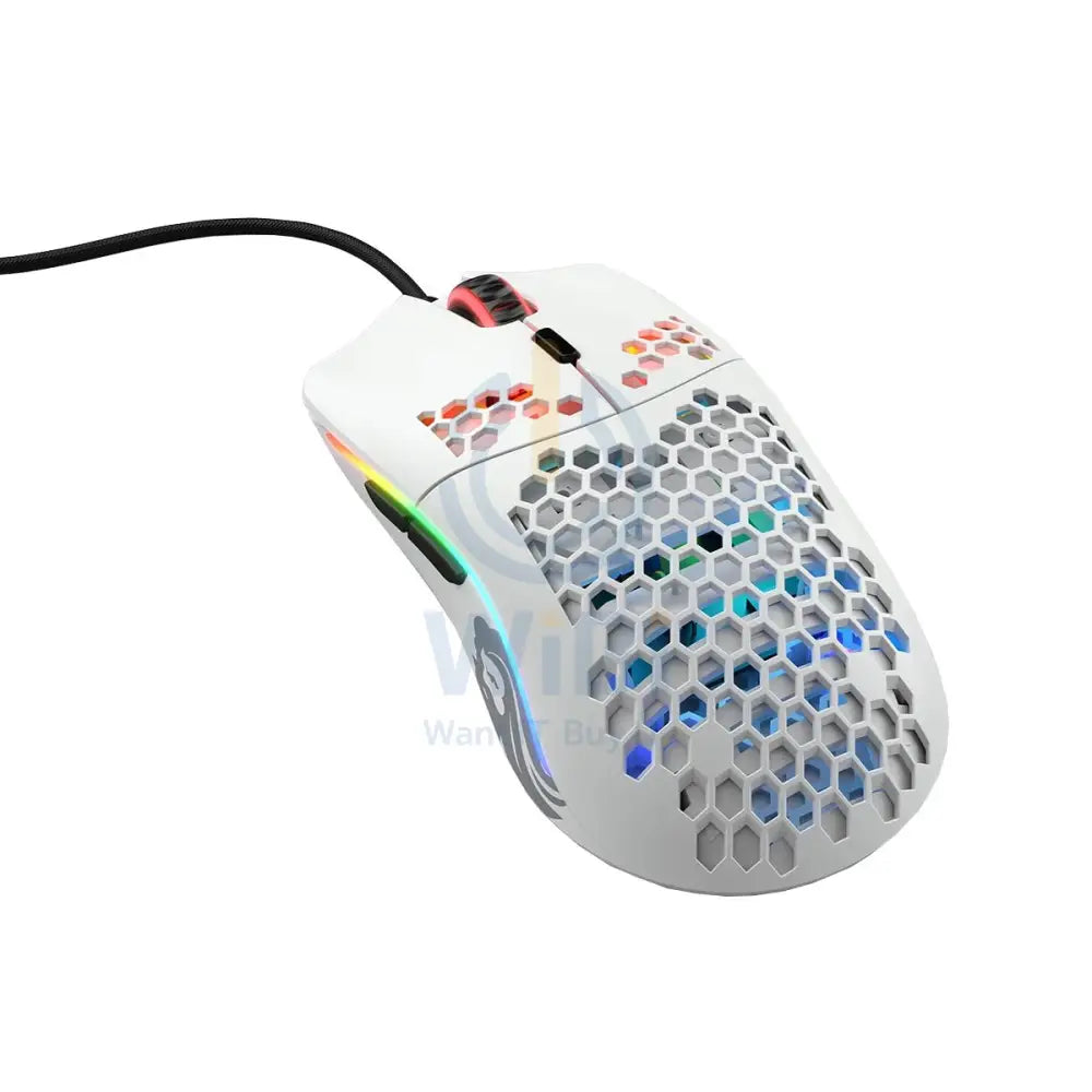 Glorious Model O Minus Gaming Mouse - Matte White Accessories > Keyboard & Mouse > Gaming Zone