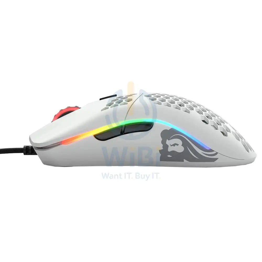 Glorious Model O Minus Gaming Mouse - Matte White Accessories > Keyboard & Mouse > Gaming Zone