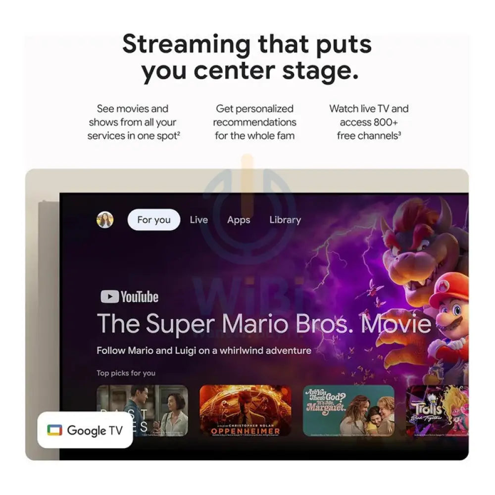 Google GA05662-US TV Streamer With Smart Home Control - 4K / 32GB / Porcelain Accessories > Smart Devices > Smart TV >