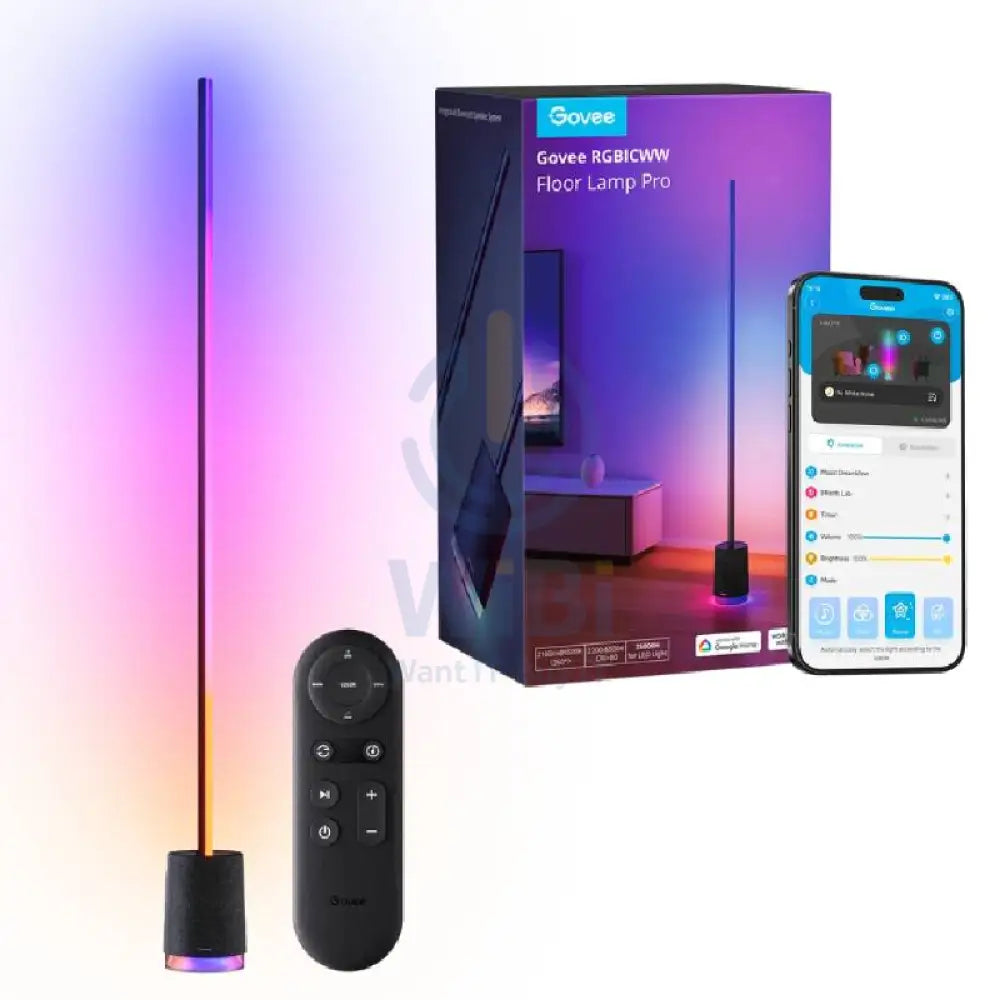 Govee Floor Lamp Pro - Bluetooth / 2100 Lumens / RGBICWW / Black Accessories > Other Accessories