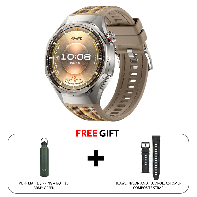Huawei GT6 Pro Smart Watch - 1.47" AMOLED / 46mm / Bluetooth - Brown