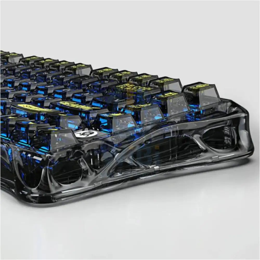 GravaStar Mercury K1 Lite 75% Wireless Mechanical Gaming Keyboard - Transparent Black Accessories > Keyboard & Mouse >
