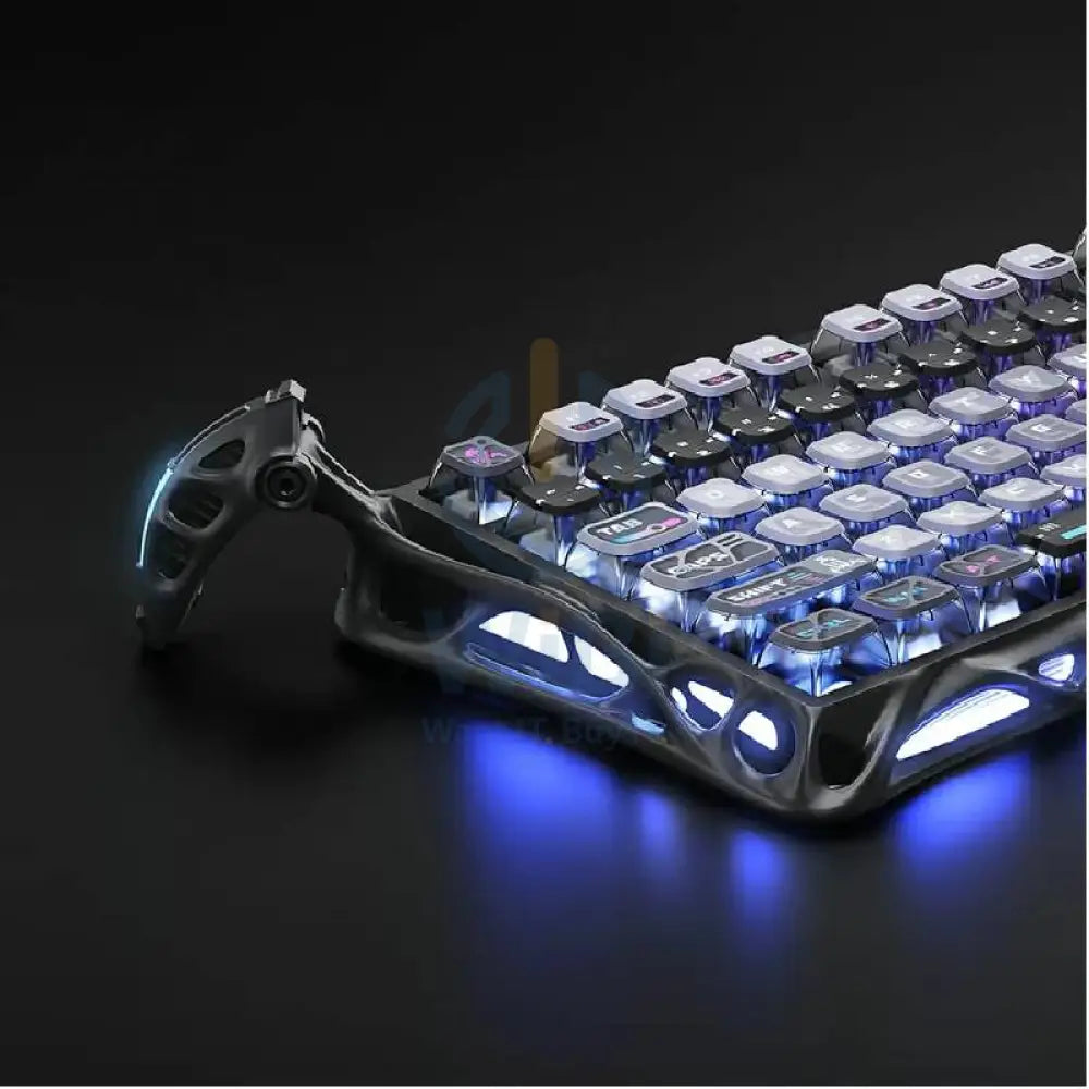 GravaStar Mercury K1 Pro 75% Wireless Mechanical Gaming Keyboard Special Edition - Galaxy Black Accessories > Keyboard