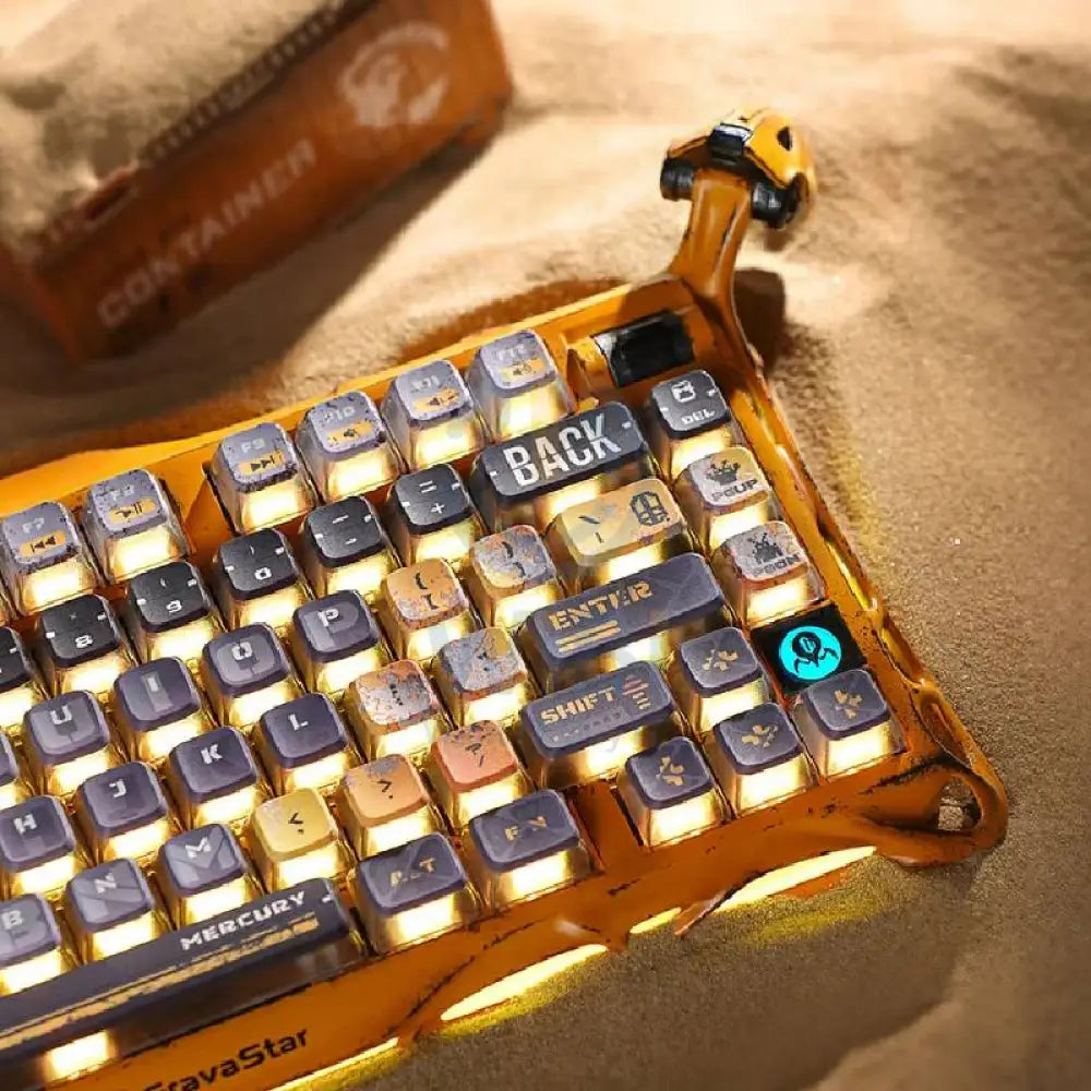 GravaStar Mercury Mercury K1 برو 75% لاسلكي ميكانيكي الألعاب لوحة مفاتيح إصدارخاص - أصفر اكسسوارات > لوحة مفاتيح لوحة مفاتيح و