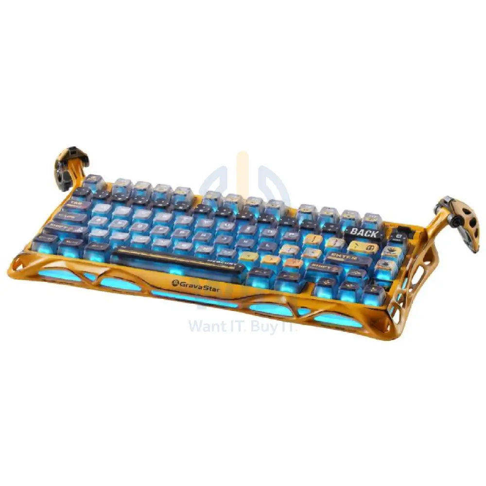 GravaStar Mercury Mercury K1 برو 75% لاسلكي ميكانيكي الألعاب لوحة مفاتيح إصدارخاص - أصفر اكسسوارات > لوحة مفاتيح لوحة مفاتيح و