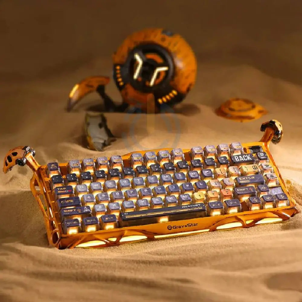 GravaStar Mercury Mercury K1 برو 75% لاسلكي ميكانيكي الألعاب لوحة مفاتيح إصدارخاص - أصفر اكسسوارات > لوحة مفاتيح لوحة مفاتيح و