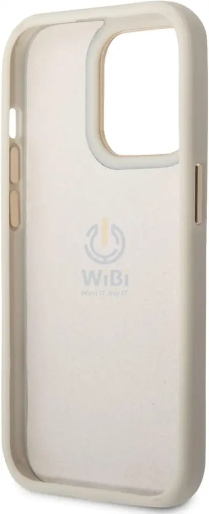 Guess Apple iPhone 14 Pro Max Pu Croco Case With Metal Camera Outline - Silver Accessories > Mobiles & Tablets > Mobiles