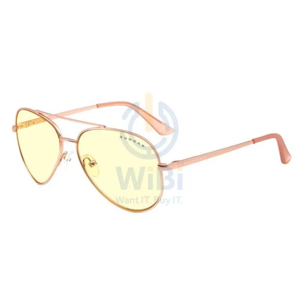 Gunnar Maverick Gaming Glasses (Rose Gold Frame Amber Lens Tint) Accessories > Other Accessories > Gaming Zone