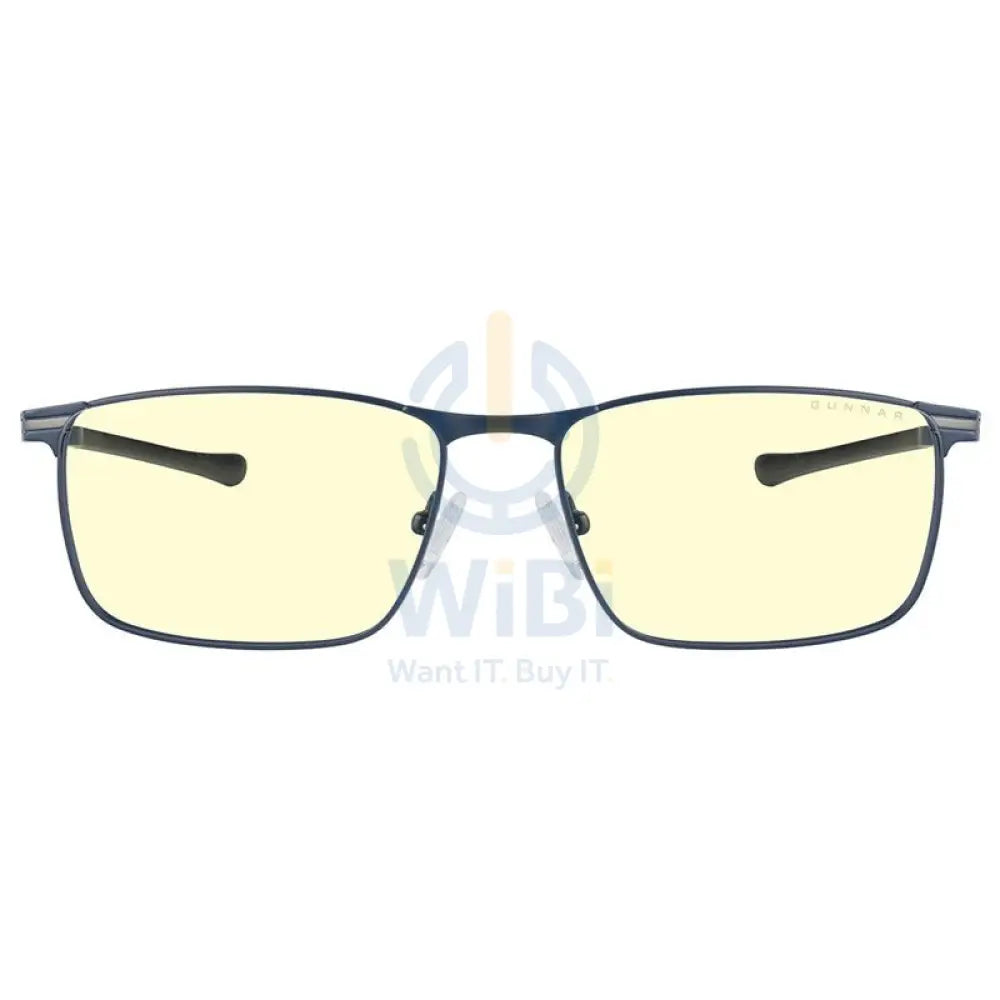Gunnar Mendocino Titanium Blue Light Gaming Glasses - Midnight Blue Frame Amber Lens Tint Accessories > Other