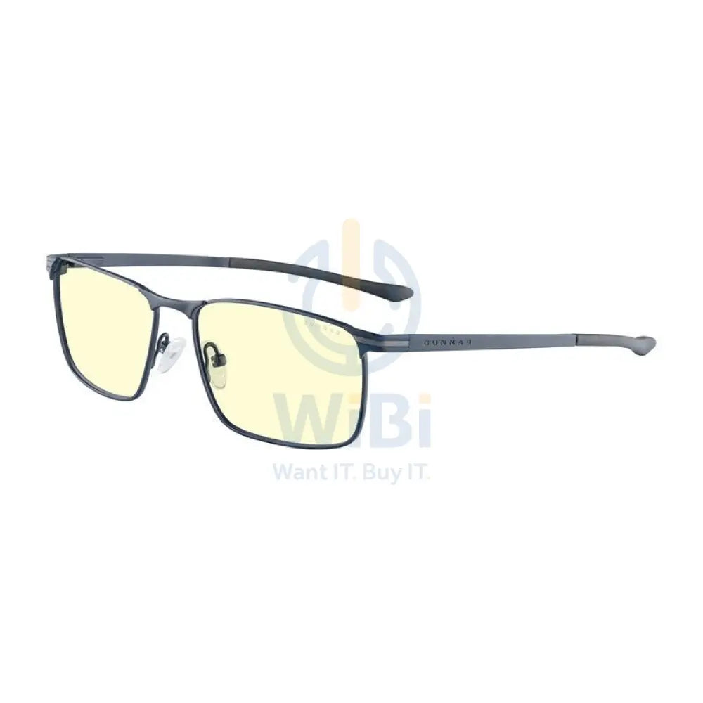 Gunnar Mendocino Titanium Blue Light Gaming Glasses - Midnight Blue Frame Amber Lens Tint Accessories > Other