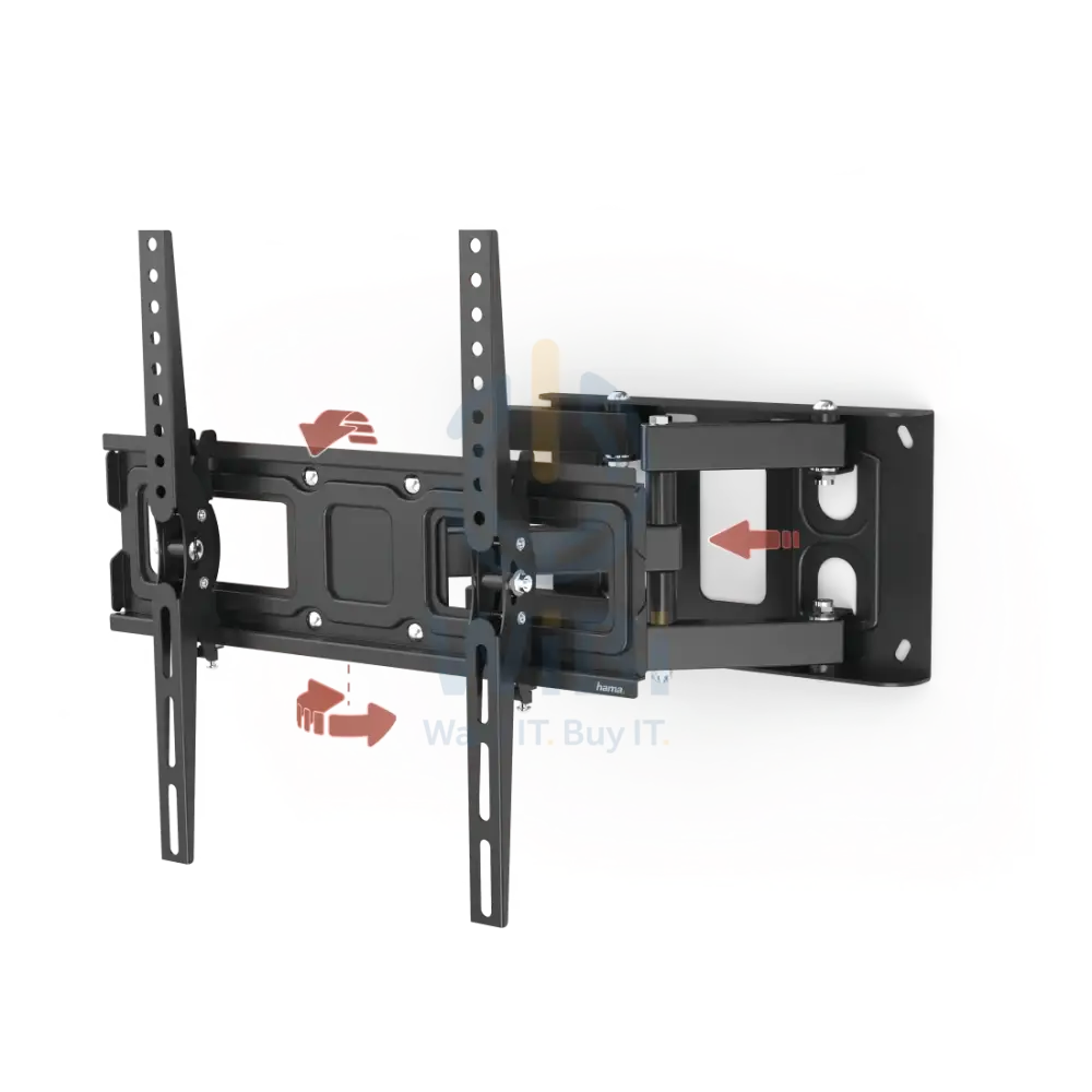 Hama FULLMOTION TV Wall Bracket 165 cm (65inch) scissor arms - Black Accessories > Mobiles & Tablets > Mobiles > Mobile