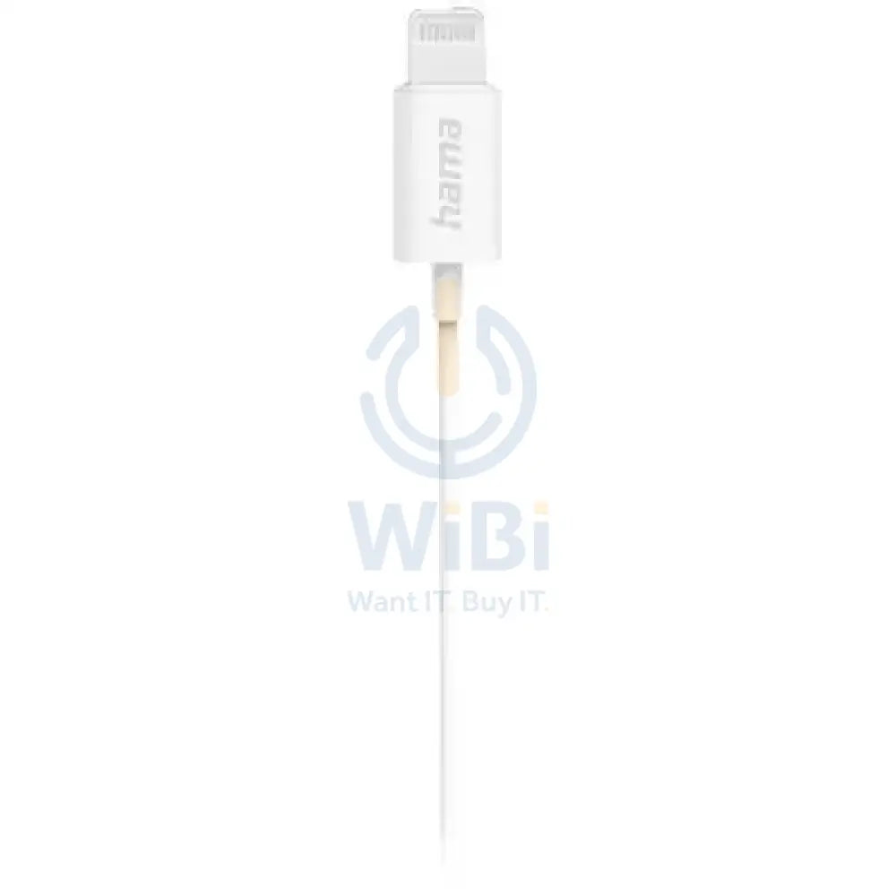 Hama Glow Earphones with Lightning Cable Microphone - White Accessories > Audio > Headphones