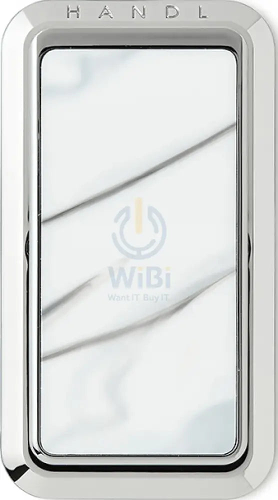 HANDLstick Stone Collection - White/ Silver Marble Accessories > Mobiles & Tablets > Mobiles