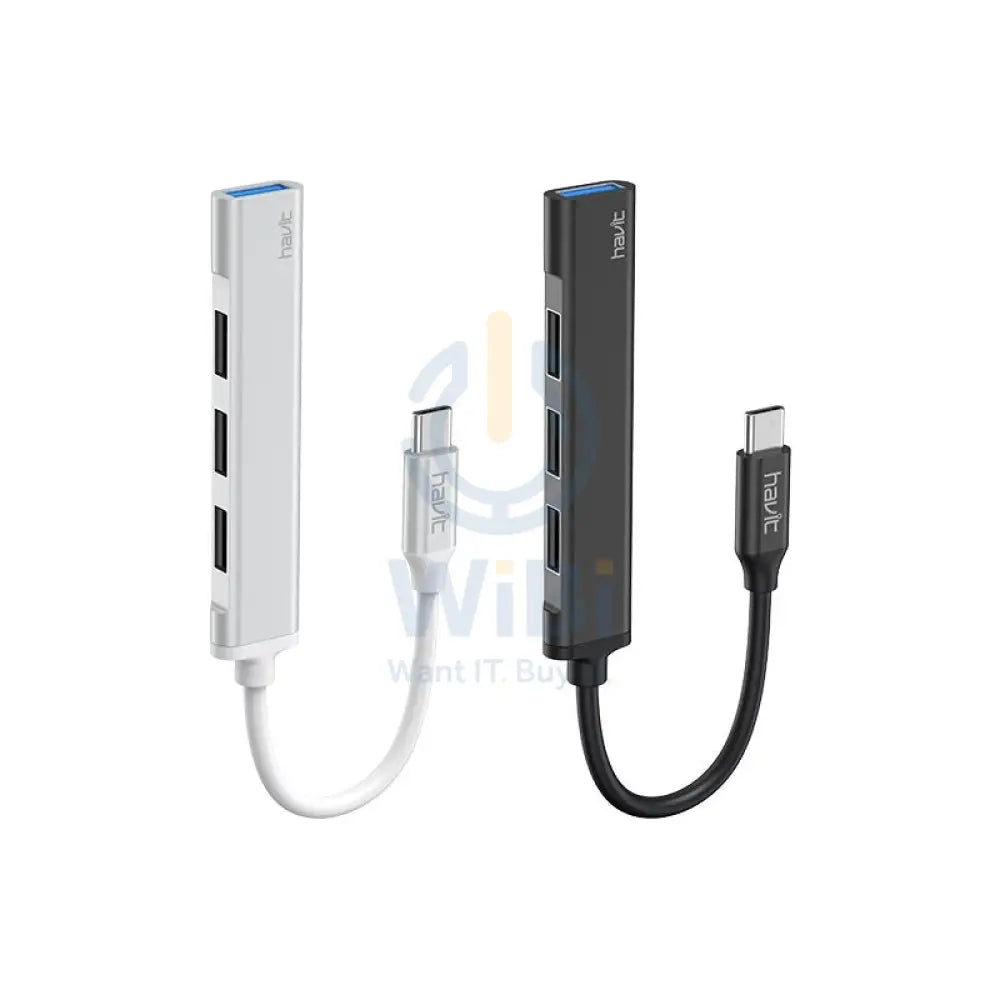 Havit HV-HB41 4 Port Type C Aluminium Alloy HUB Accessories > USB Hub