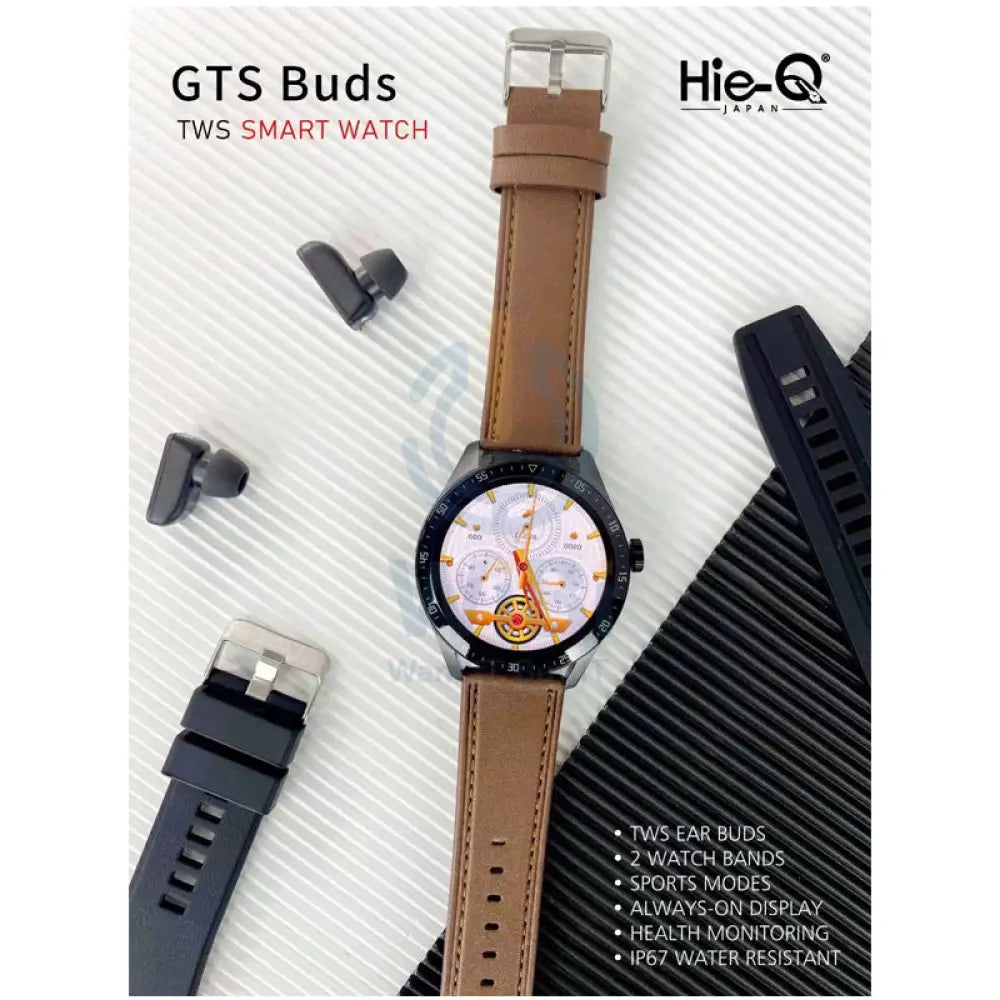 Hie-Q GTS Buds Watch - IPS Amoled / Bluetooth Smart Watches
