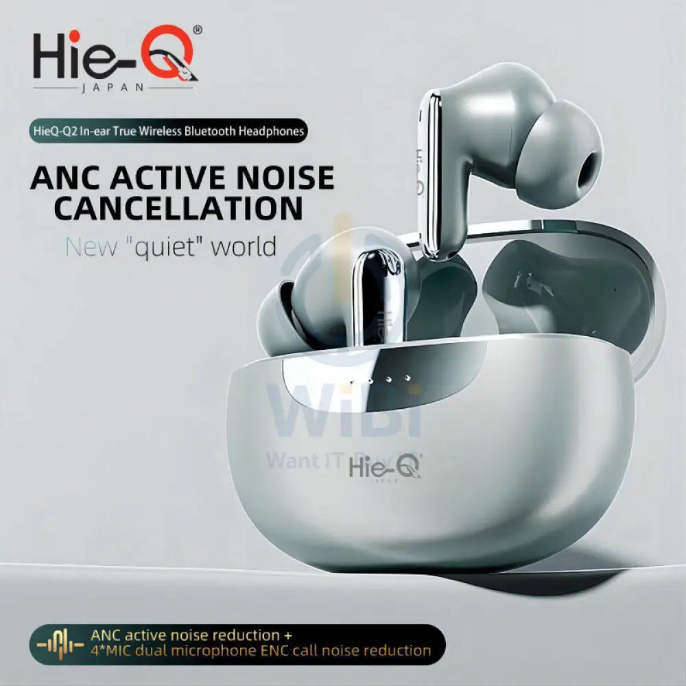 Hie-Q Q2 Earbuds - Cyan Accessories > Audio > Headphones