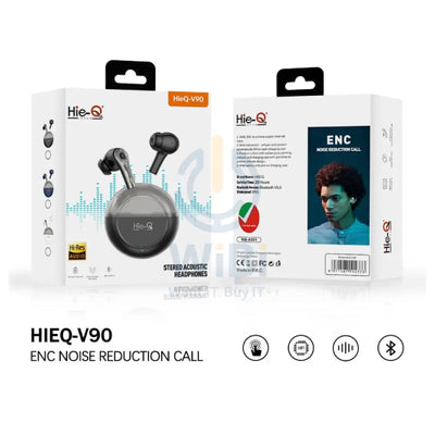 Hie-Q V90 Earbuds - Black Accessories > Audio > Headphones