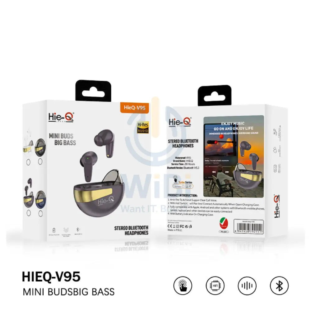 سماعات الرأس الأذن Hie-Q V95 اكسسوارات > الصوت > سماعات الرأس