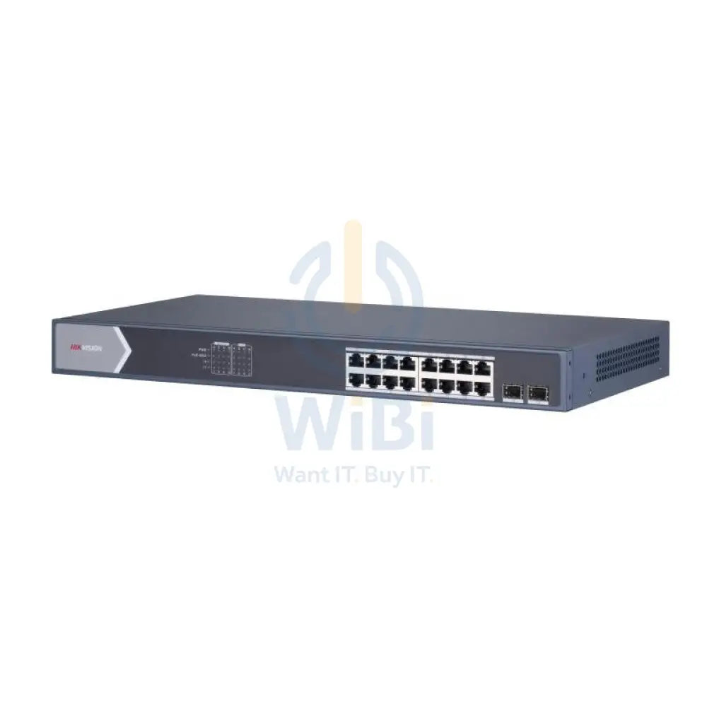 Hikvision 16 Port Gigabit Unmanaged Poe Switch Networking Products > Switches