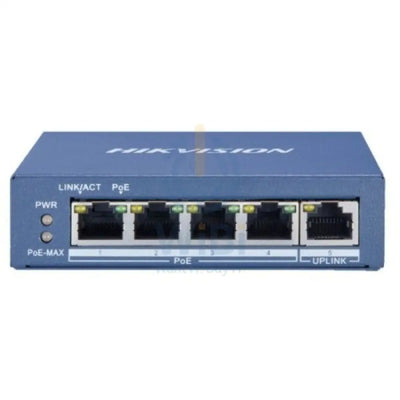 Hikvision 4 Port Gigabit Unmanaged Poe Switch Networking Products > Switches