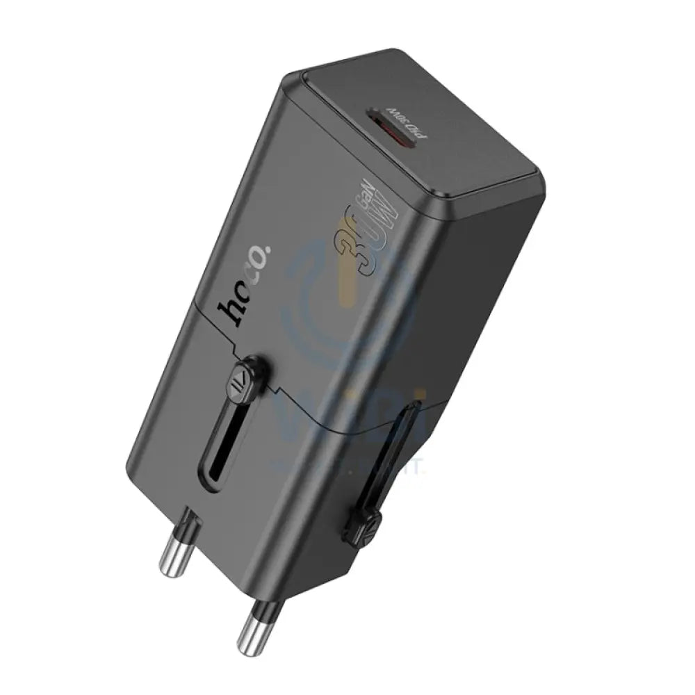 Hoco AC25 Mini Single Port Universal Travel Charger - PD 30W / USB-C / Black Accessories > Power Adapters